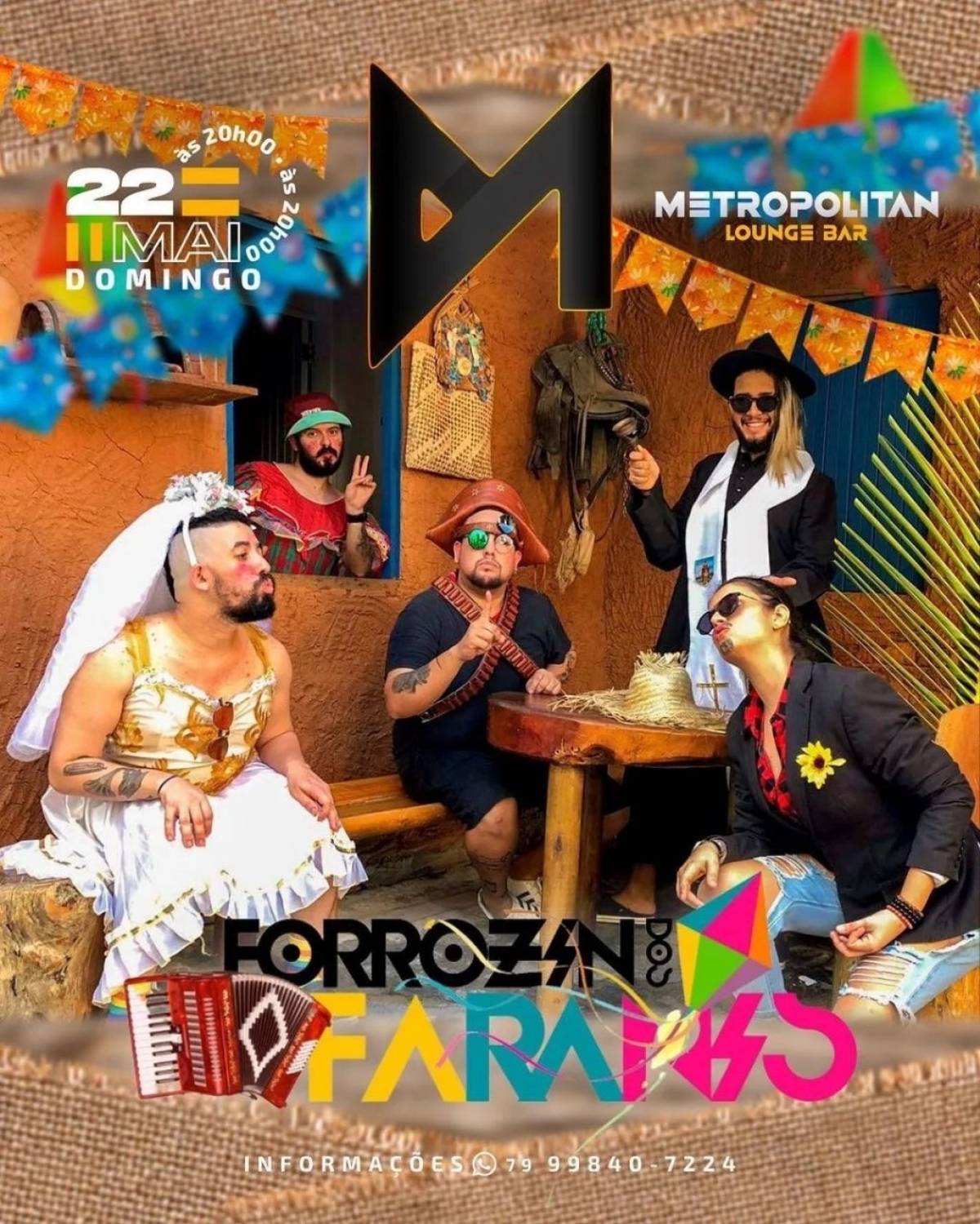 Forrozin dos Faranis no Metropolitan Bar - Imagem: Divulgação