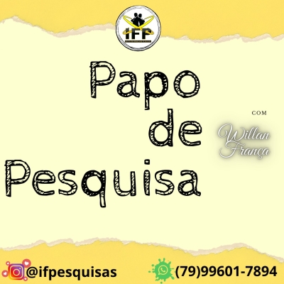 Papo de pesquisa, com William França - Logo