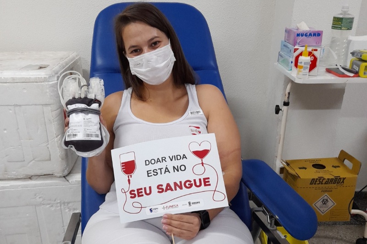 Coleta Externa: Serviço divulga e incentiva doações de sangue na Unit - Foto: SES/SE