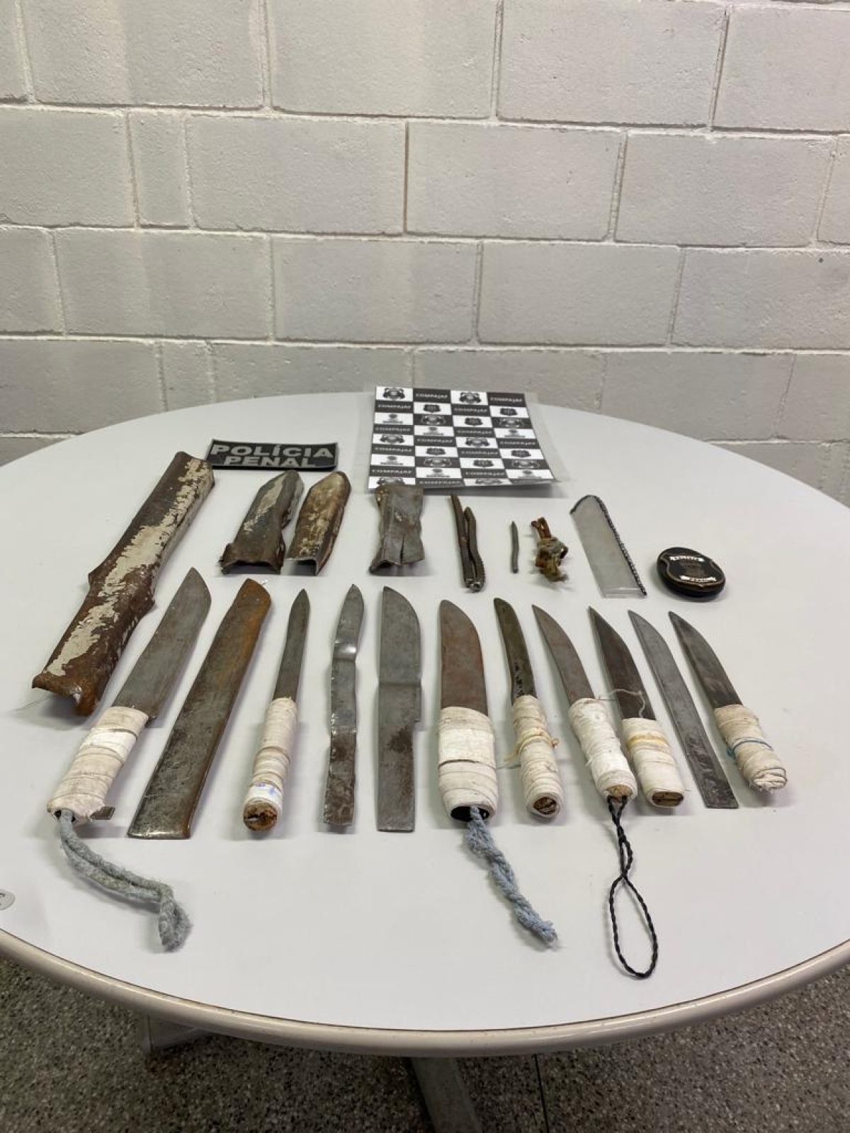 Polícia Penal de Sergipe realiza operação para desarticular possível plano de rebelião com reféns no Compajaf - Foto: Sejuc/SE