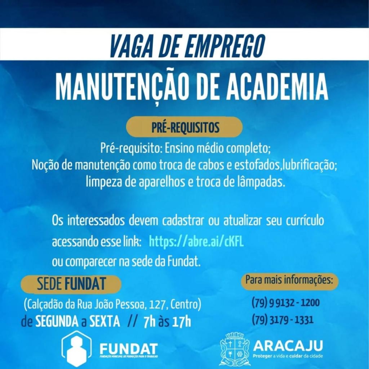 Arte: Fundat Aracaju