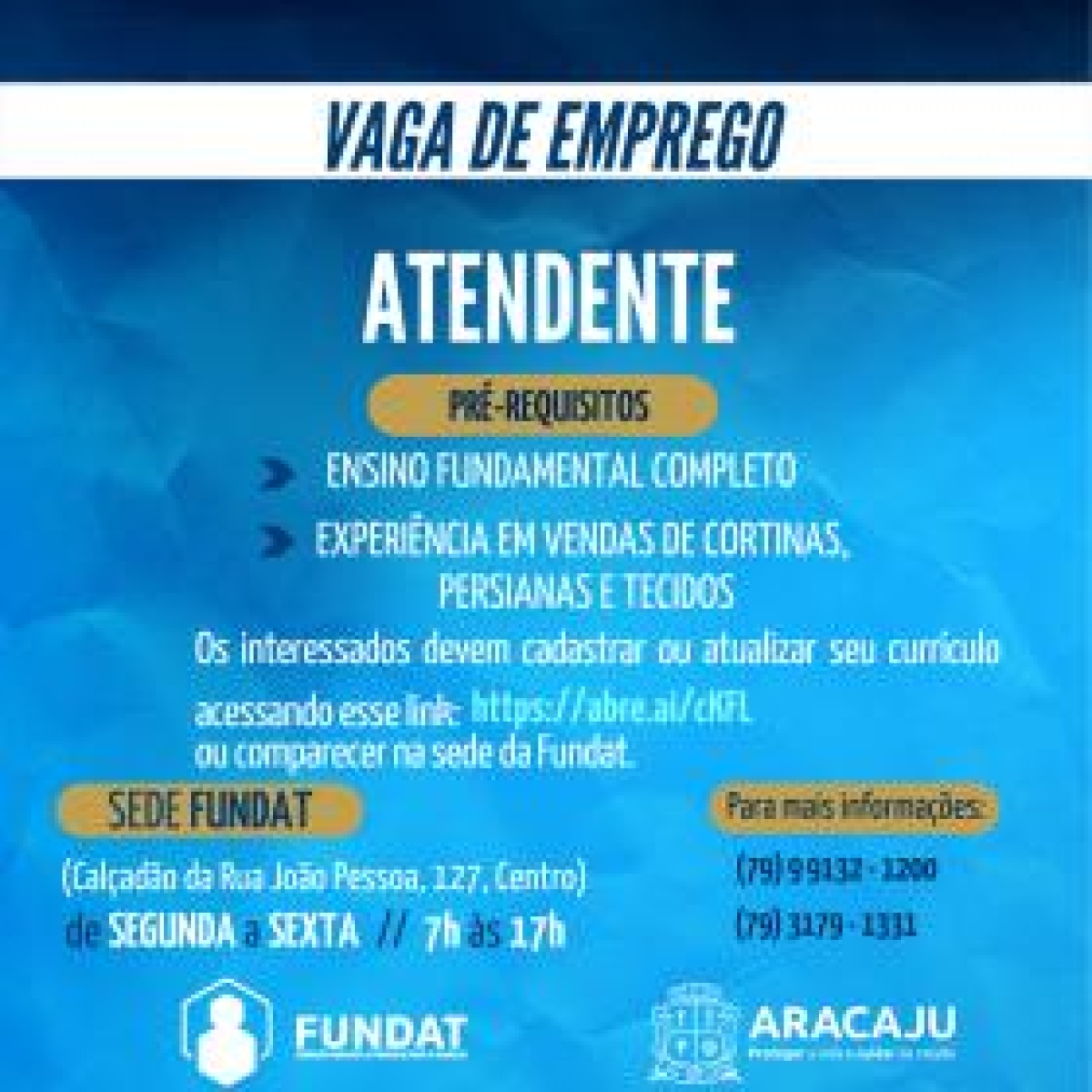 Arte: Fundat Aracaju