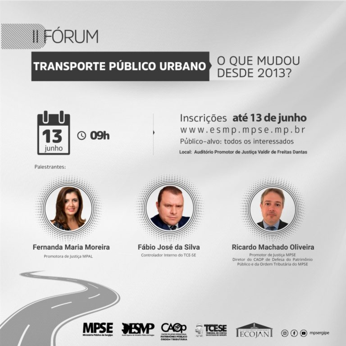 Fórum no MPSE abordará desafios para implementação da licitação do transporte público em Aracaju - Imagem: MPSE