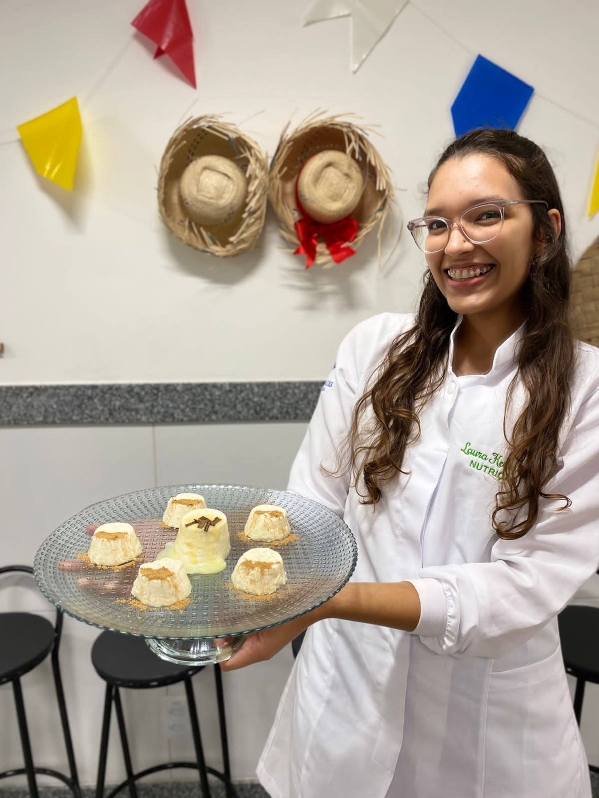 Panacota de arroz doce, prato criado por Laura Kessy - Foto: Divulgação