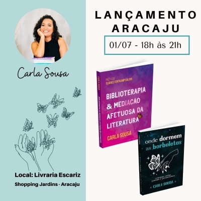 Escritora sergipana lança livros em Aracaju e na Bienal de São Paulo - Imagem: Divulgação