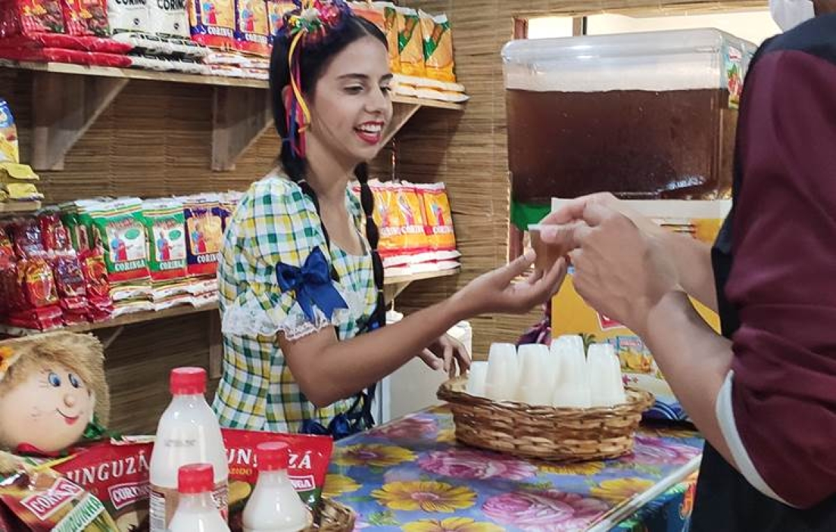 ?ltimos dias para aproveitar as brincadeiras e comidas típicas na Vila São João - Foto: Ascom Shopping Jardins