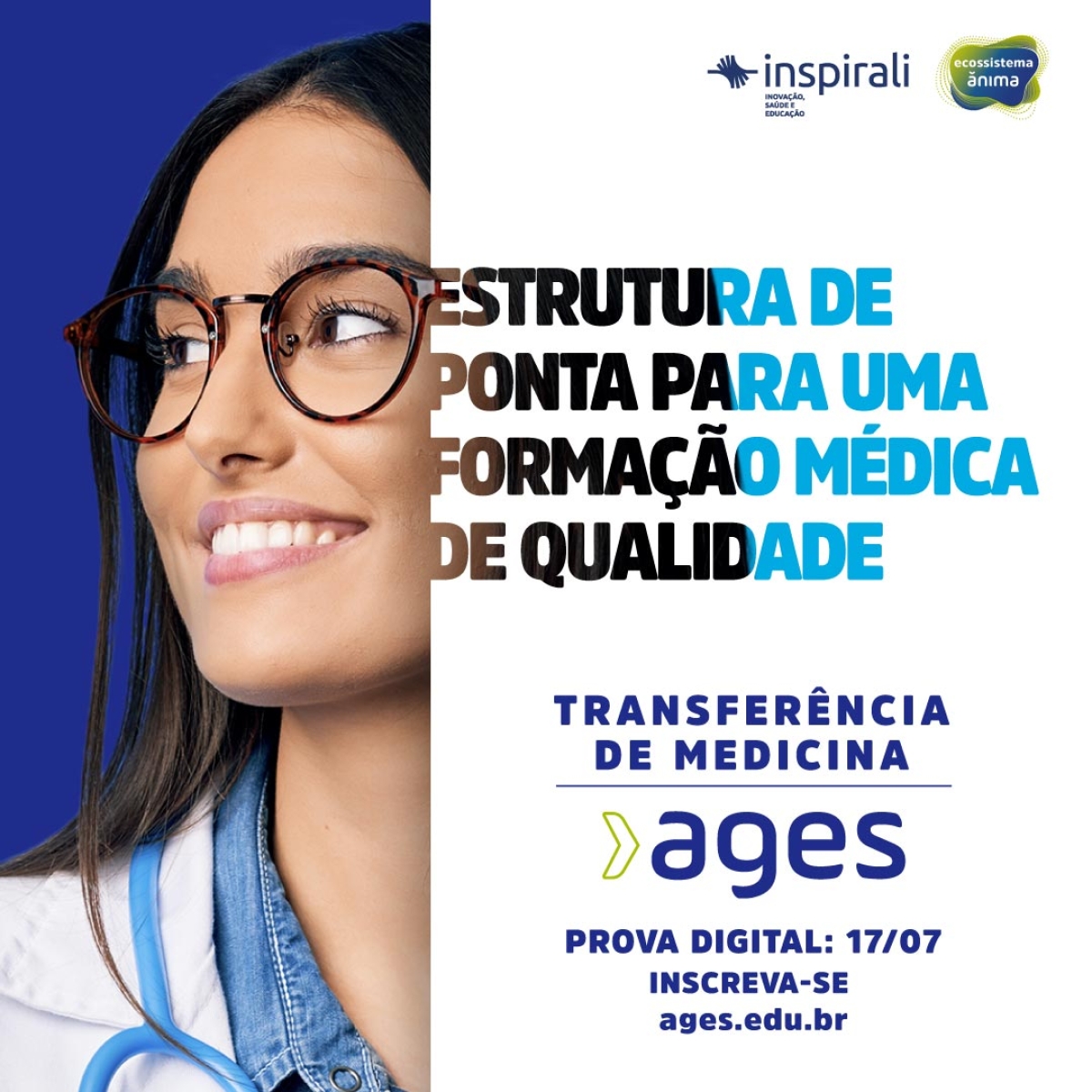 Estudantes de Medicina de instituições do exterior podem transferir curso para a Ages; inscrições estão abertas - Imagem: Divulgação