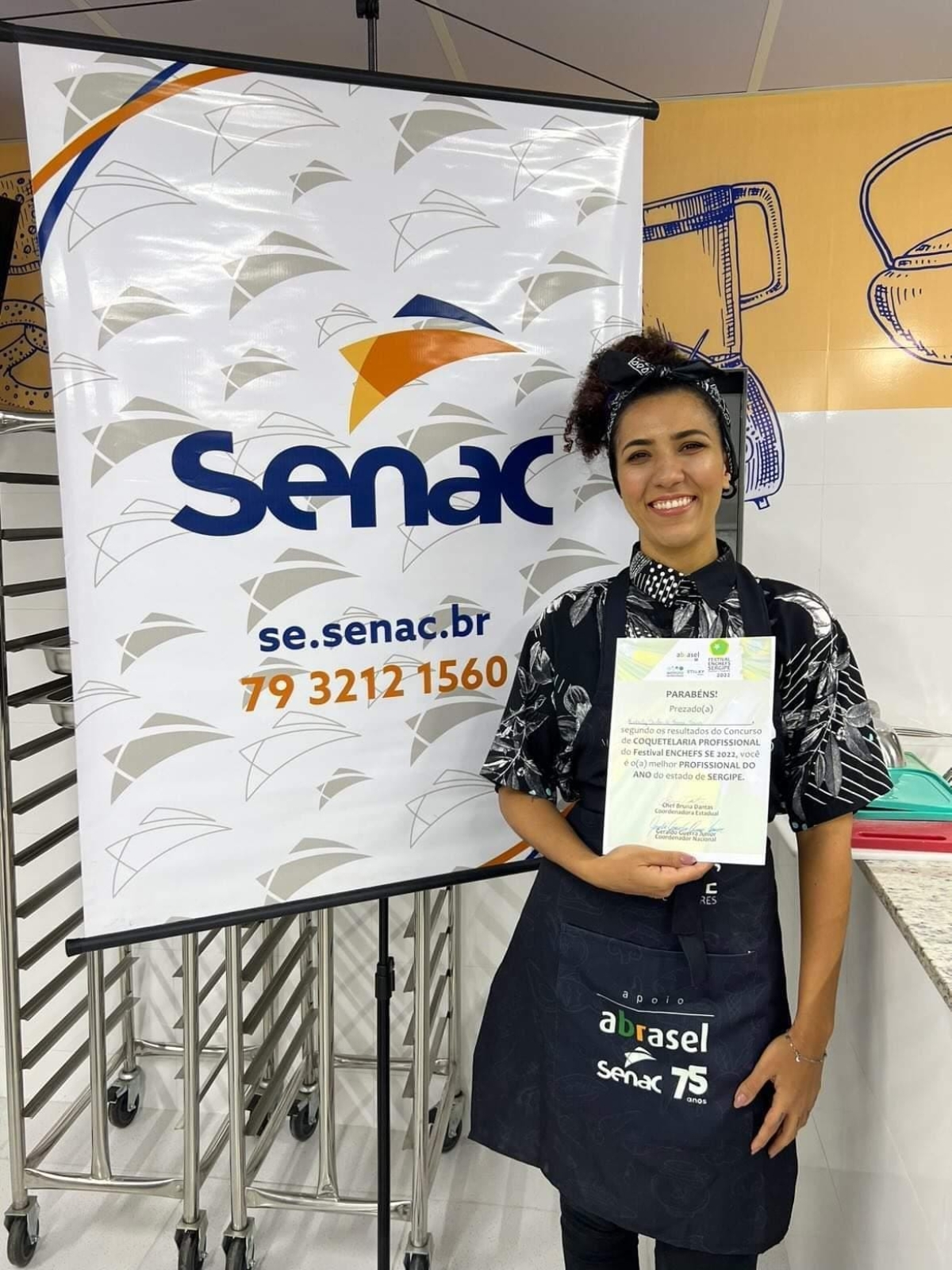 Kim Dantas, campeã da Coquetelaria  - Foto: Divulgação