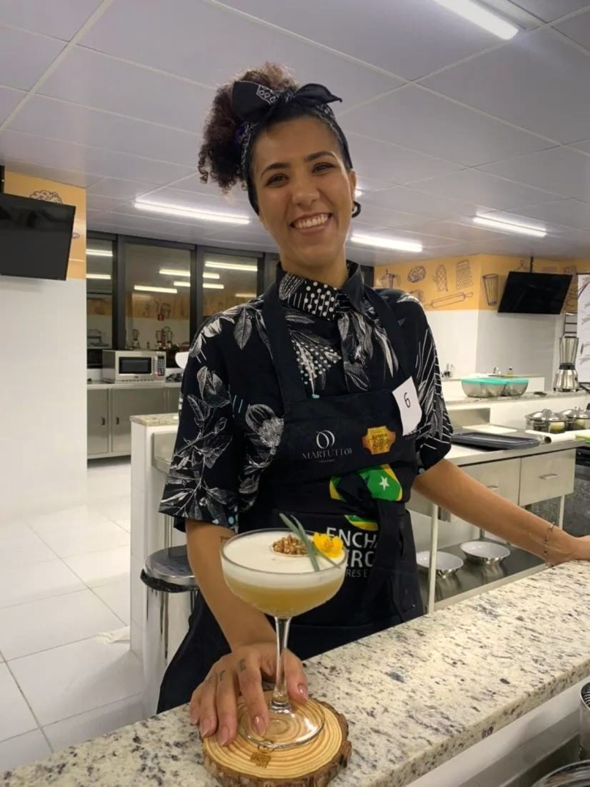 Kim Dantas, campeã da Coquetelaria  - Foto: Divulgação