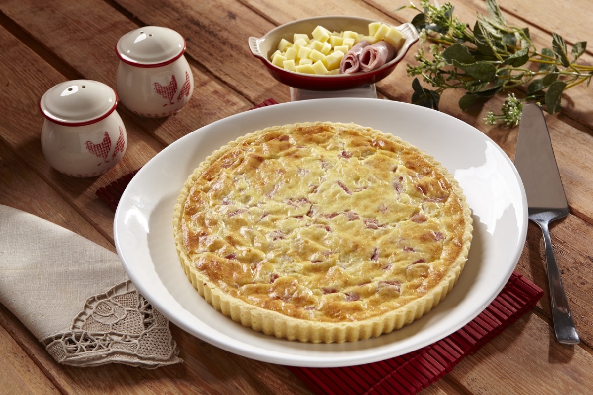 Quiche de Queijo com Presunto - Foto: Divulgação | Puro Sabor