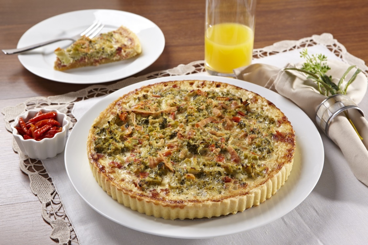 Quiche de Bacon com Brócolis - Foto: Divulgação | Puro Sabor