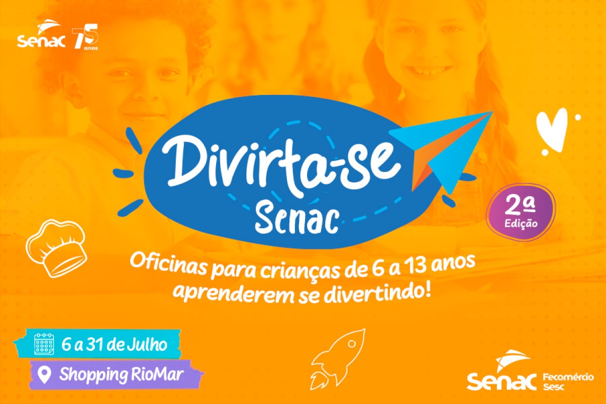 Confira a Programação do Divirta-se 2022 - Imagem: Divulgação | Senac/SE
