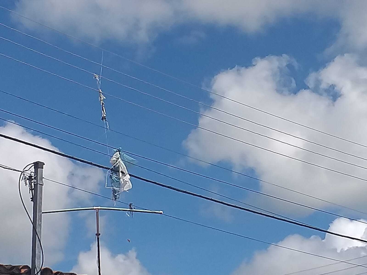 Energisa alerta sobre os riscos de pipas na rede elétrica - Foto: Assessoria Energisa/SE