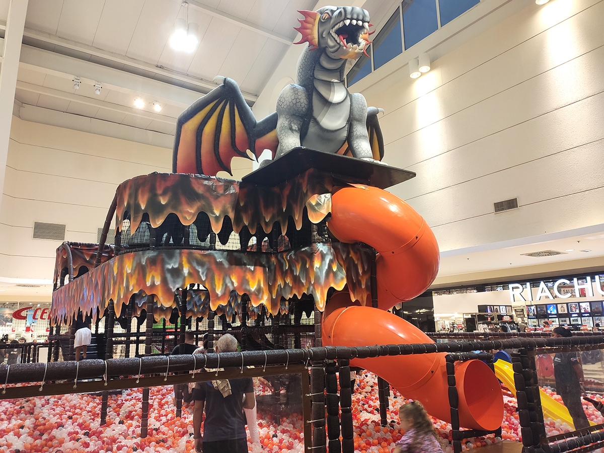 Toca do Dragão diverte a garotada até 24 de julho - Foto: Lotti+Caldas Comunicação