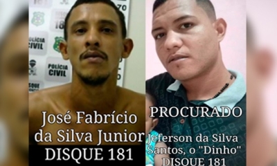 Polícia procura homens acusados de homicídio no conjunto Jardim - Foto: SSP/SE