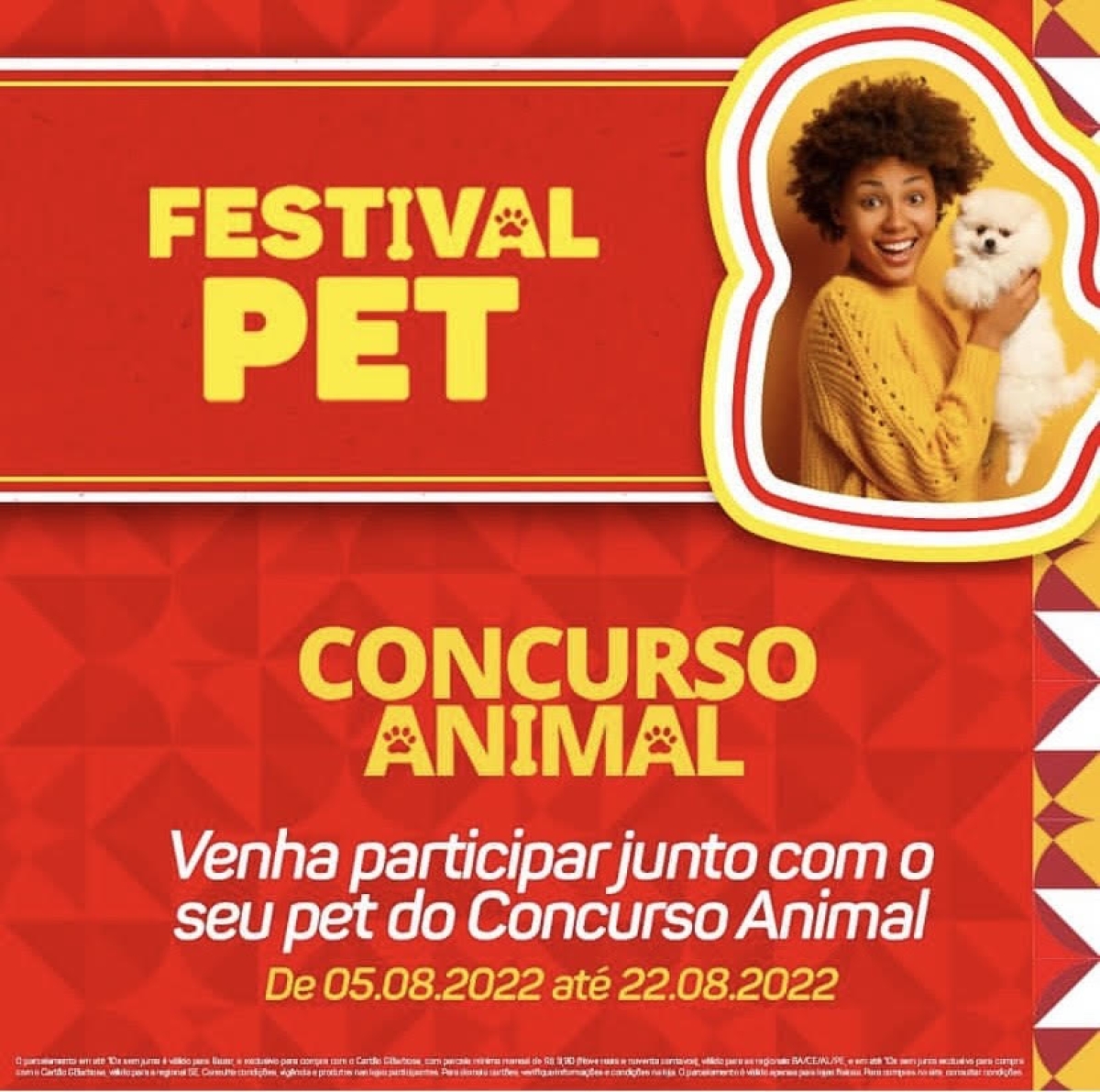 Agosto Pet: GBarbosa promove concurso, festival de produtos e eventos de adoção - Imagem: Divulgação