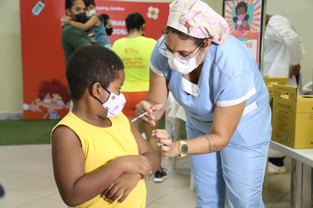 Covid-19: com aumento de internações de crianças, Prefeitura reforça necessidade da vacinação - Foto: Marcelle Cristinne | Prefeitura de Aracaju