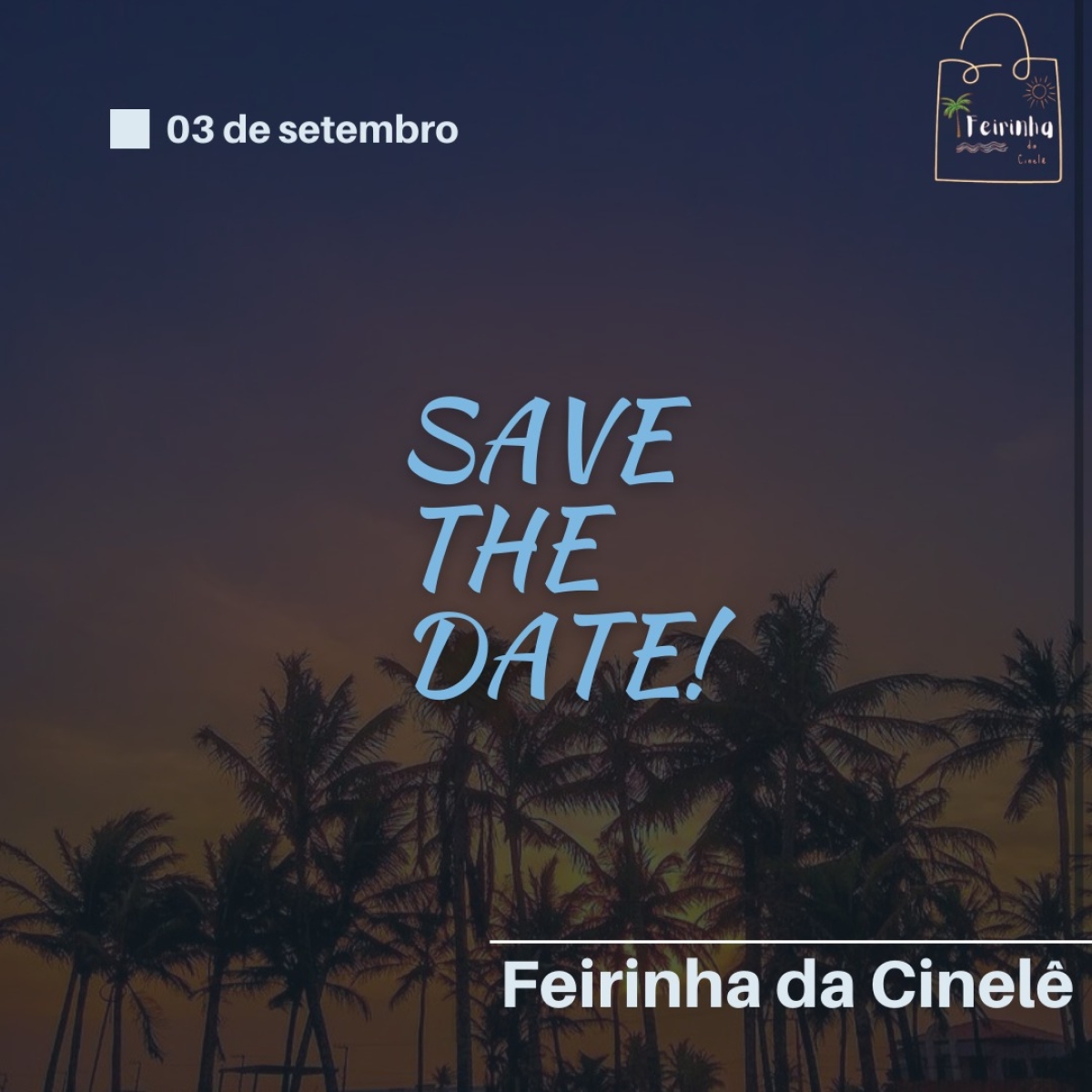 Feirinha da Cinelê acontece em Aracaju - Imagem: Divulgação