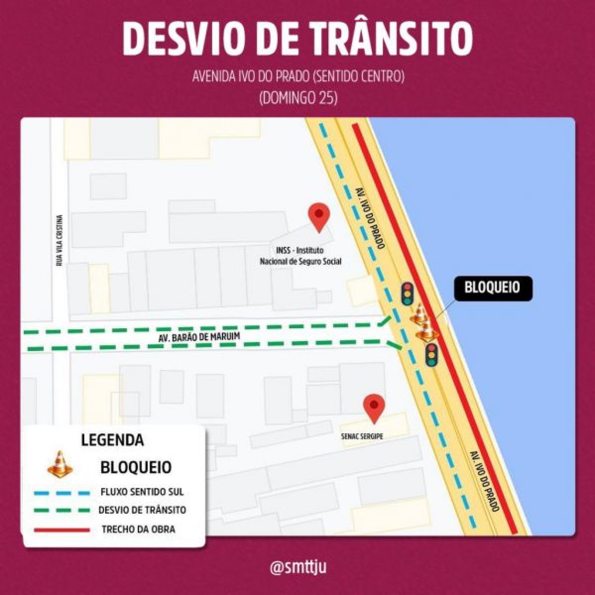 Imagem: SMTT Aracaju