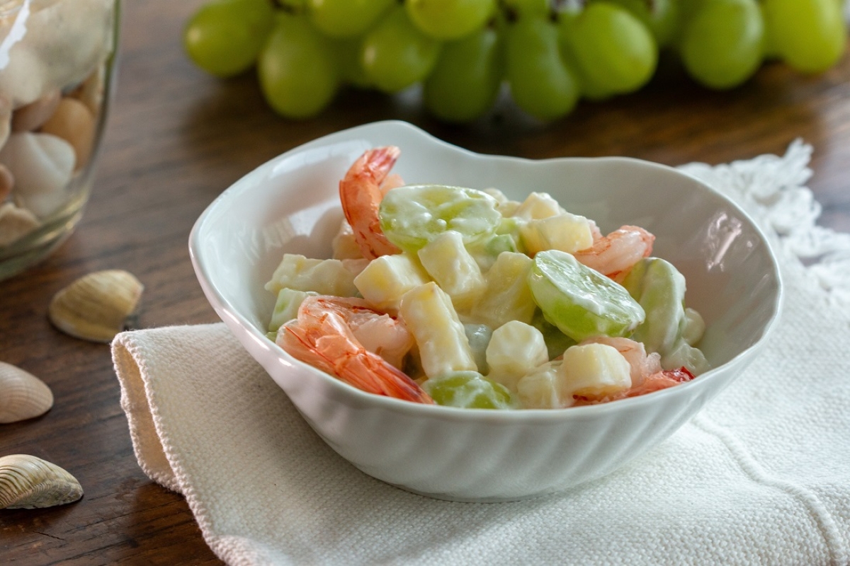 Salada de Camarão com Uvas - Foto: Divulgação | Mimo