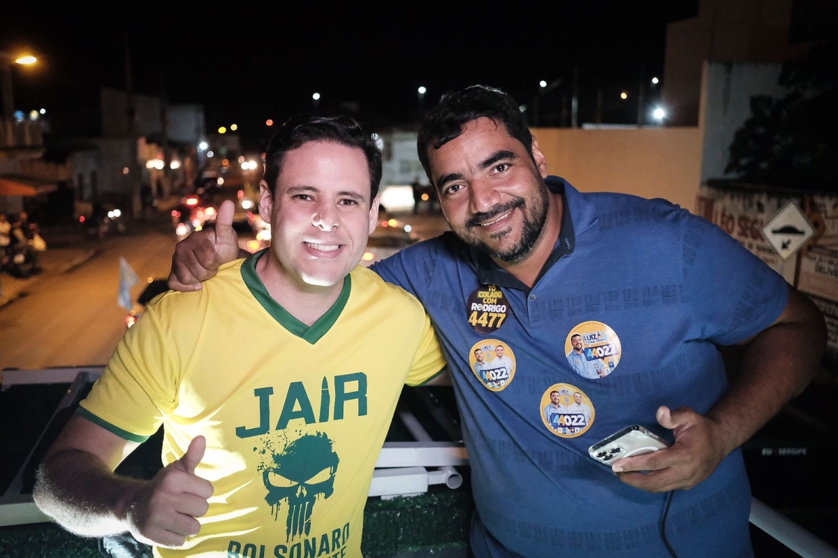 Mesmo eleitos, Rodrigo Valadares e Luizão Dona Trampi não encerraram campanha eleitoral - Foto: Assessoria de Imprensa