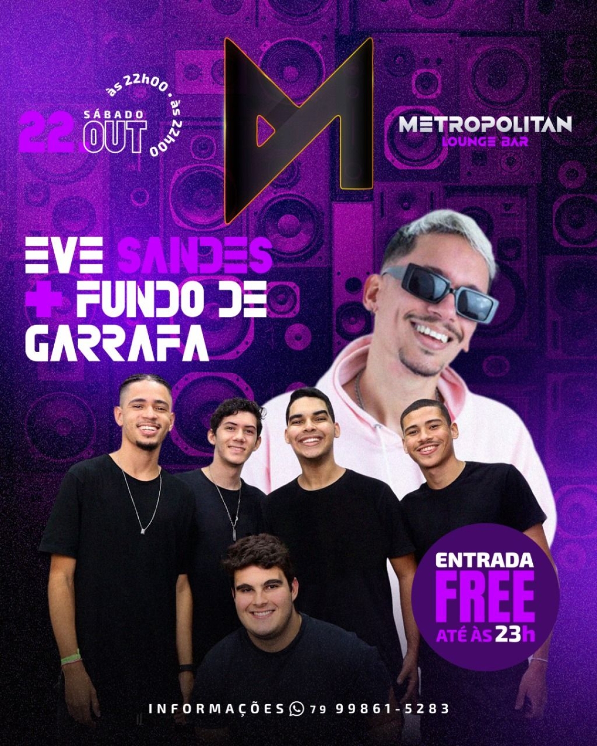 Fundo de Garrafa e Eve Sandes comandarão festa em Aracaju - Imagem: Divulgação