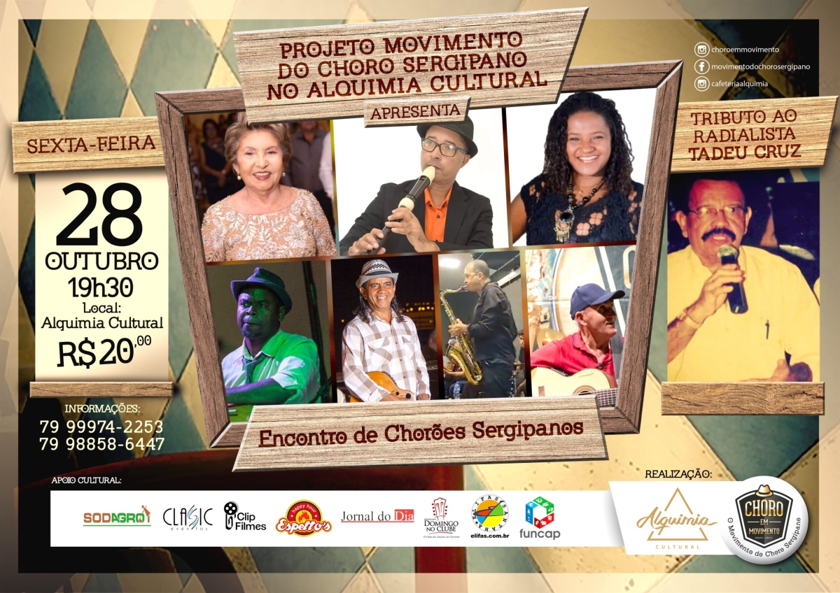 Encontro dos Chorões Sergipanos em Aracaju - Imagem: Divulgação