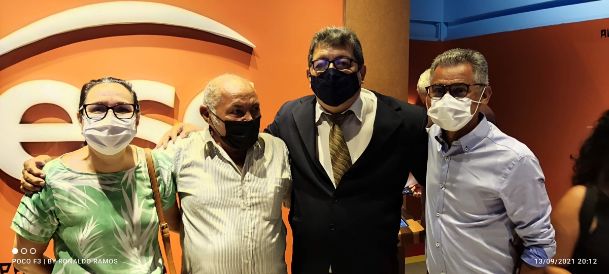 Neuza Nunes Pereira, Cícero Alves dos Santos `Artesão Véio´, Ronaldo Ramos e Eriberto Santos Pereira - Foto: arquivo pessoal