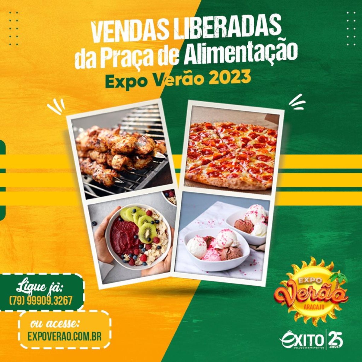 Expo Verão: iniciada as vendas dos espaços de alimentação - Imagem: Divulgação | Assessoria