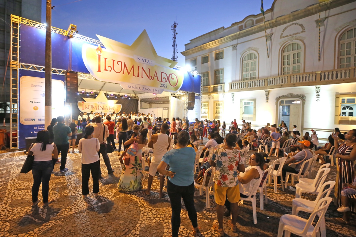 Natal Iluminado no Centro segue com programação especial de quinta e domingo; confira as atrações - Foto: Marcelle Cristinne | Secom Prefeitura de Aracaju