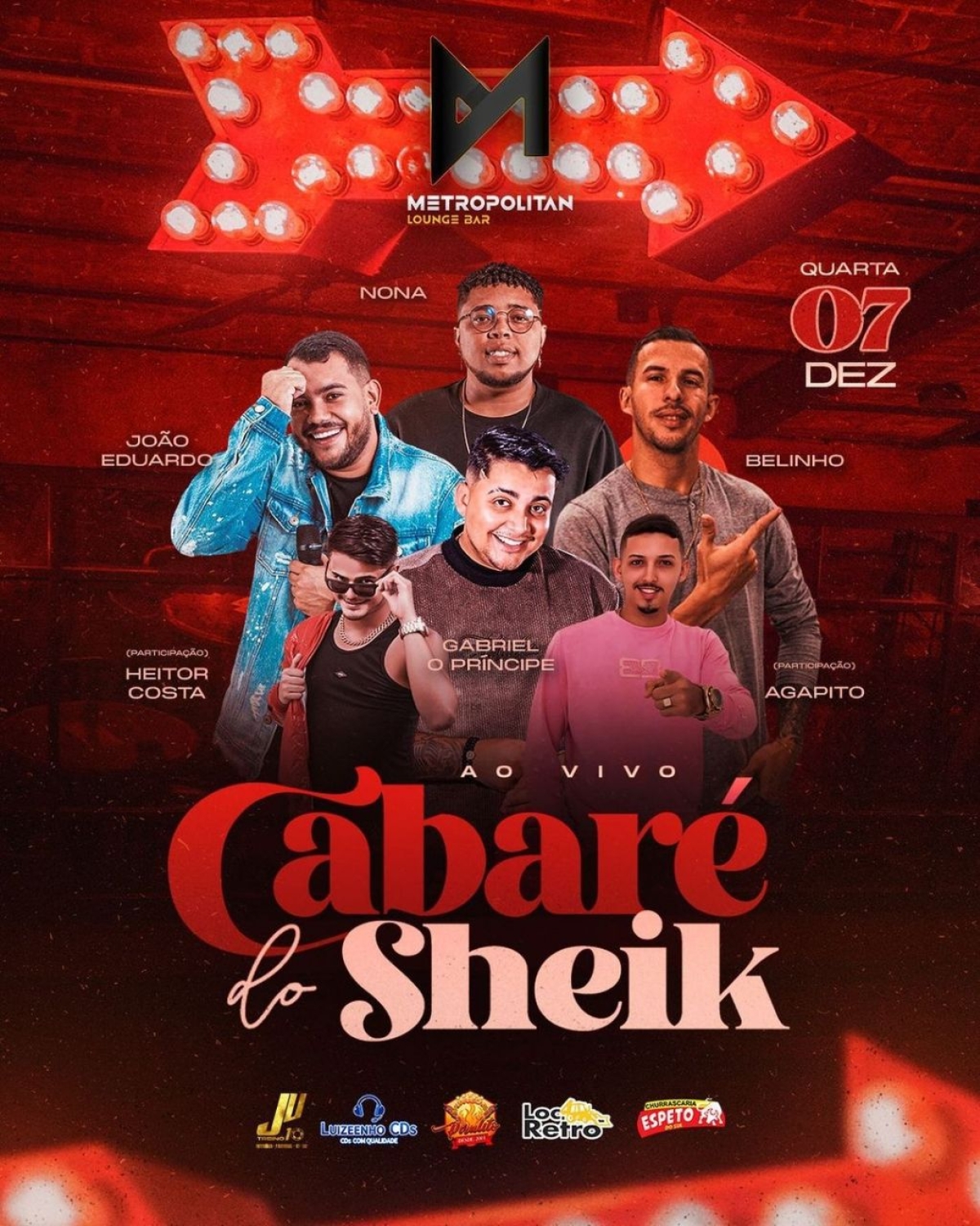 Metropolitan apresenta Cabaré do Sheik - Imagem: Divulgação