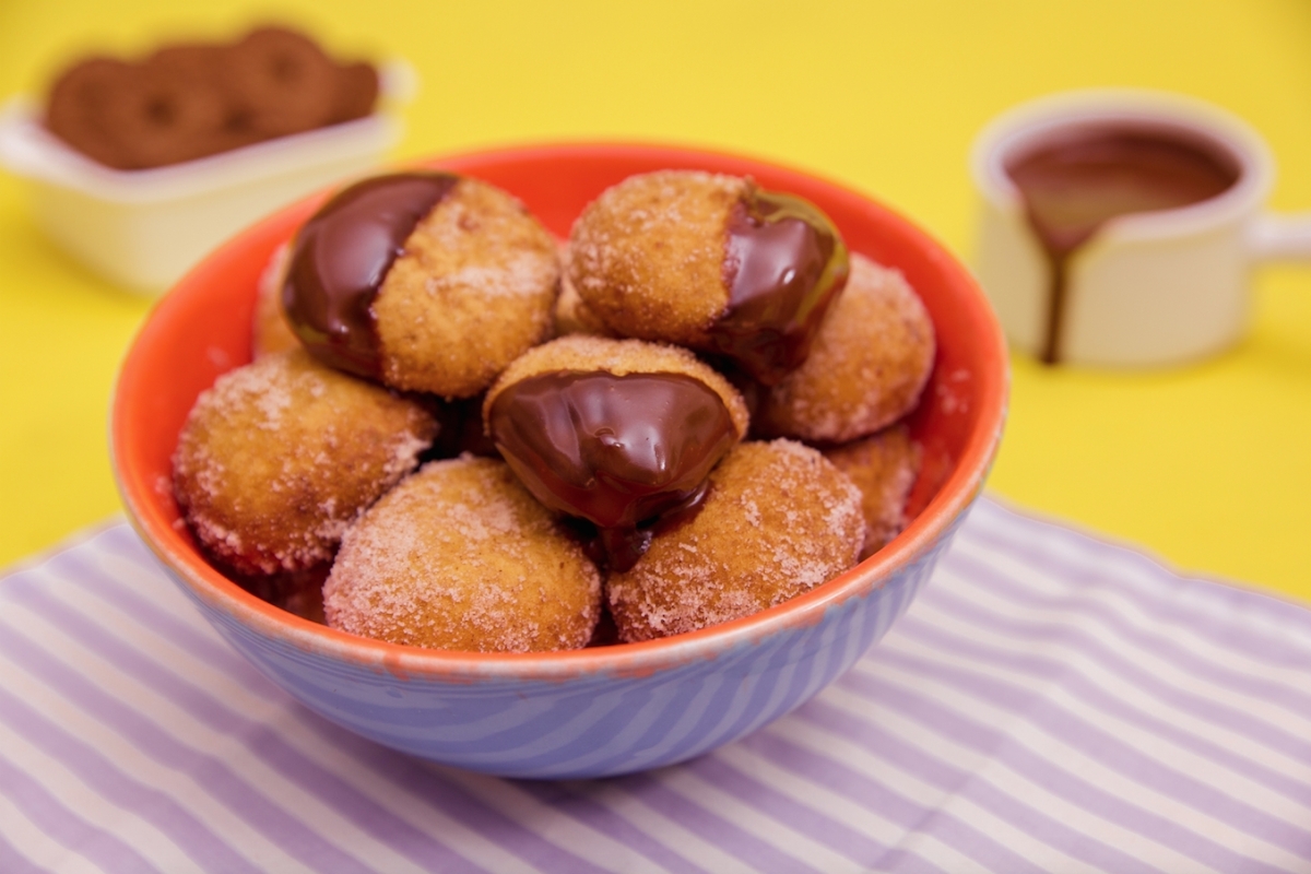Bolinho de Chuva de Biscoito com Creme de Avelã - Foto: Divulgação | Marca Fortaleza