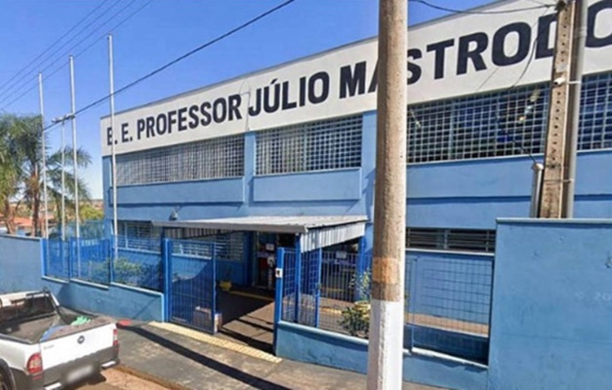 Escola Estadual Professor Júlio Mastrodomênico - Foto: Reprodução | Twitter