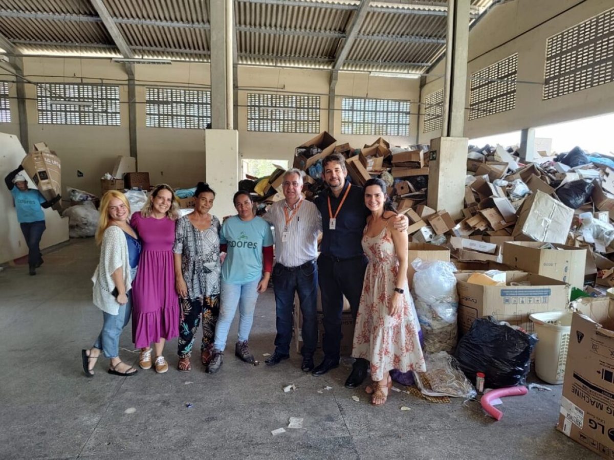 Senac/SE firma convênio com cooperativa de reciclagem  - Foto: Senac/SE