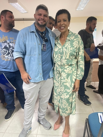 Deivid Gonçalves e Conceição Vieira - Foto: Vértice Comunicação e Imprensa
