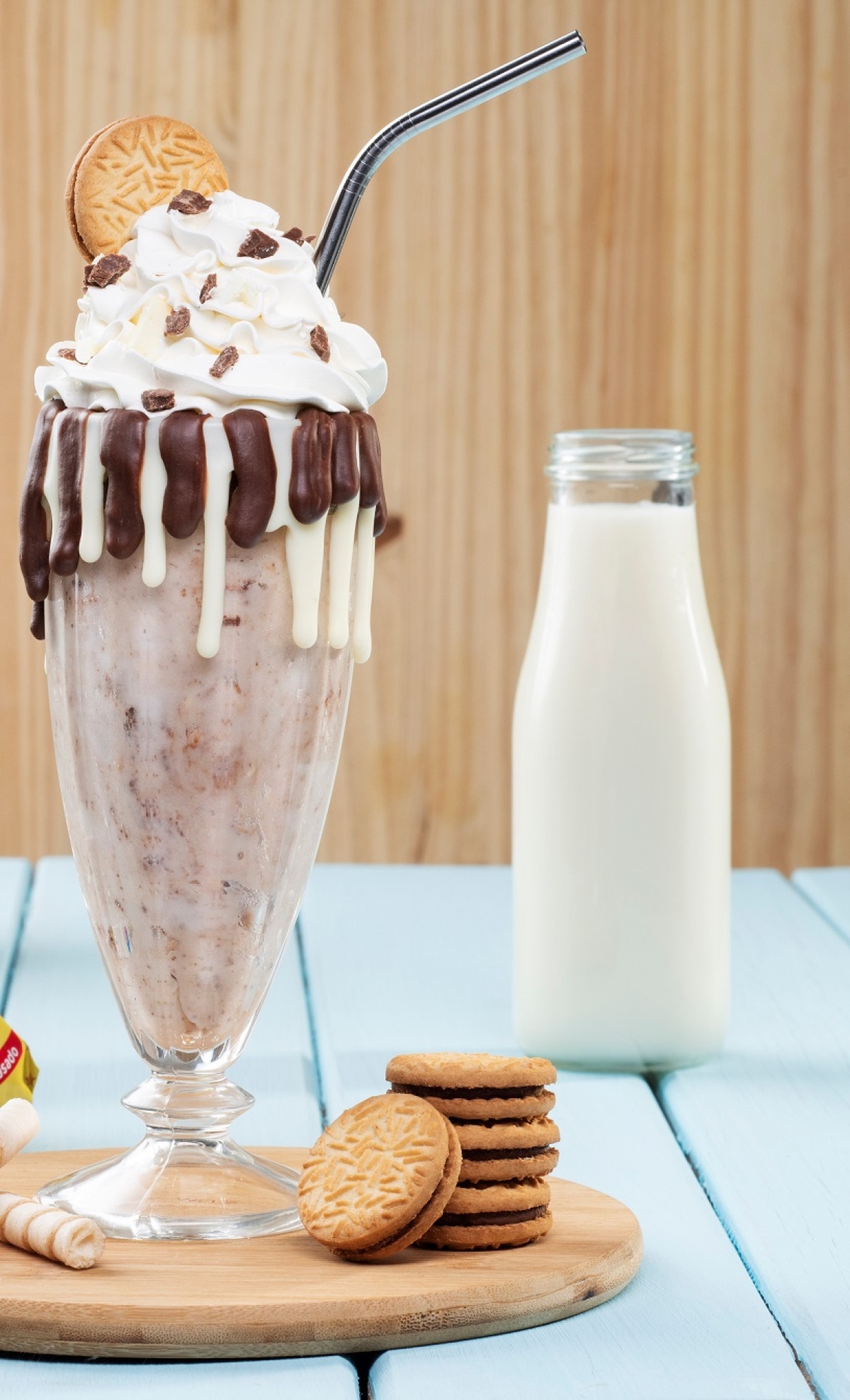 Milk-Shake de Biscoito Treloso Recheado sabor Bem-Casado - Foto: Marca Treloso | Divulgação
