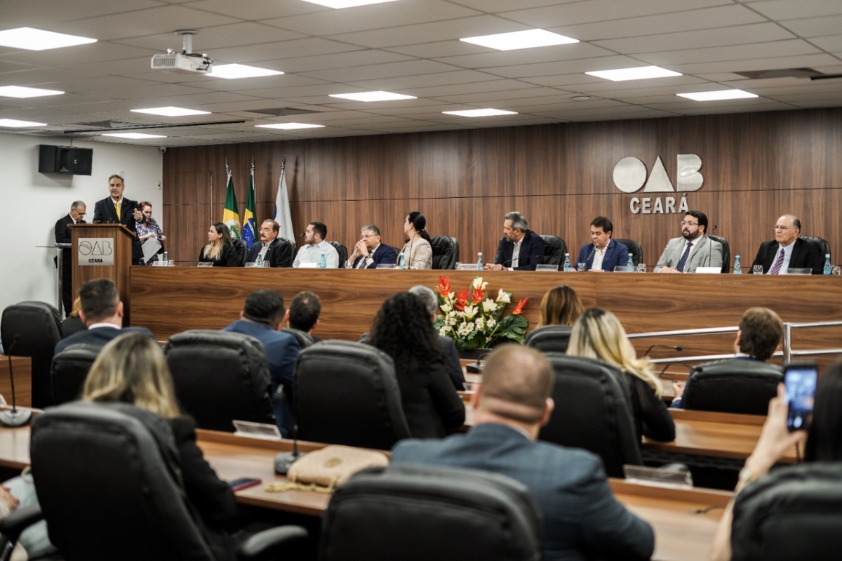 Evento na sede da OAB-CE celebrou a sanção da lei do piso salarial da advocacia - Foto: Marcela Elias | OAB-CE