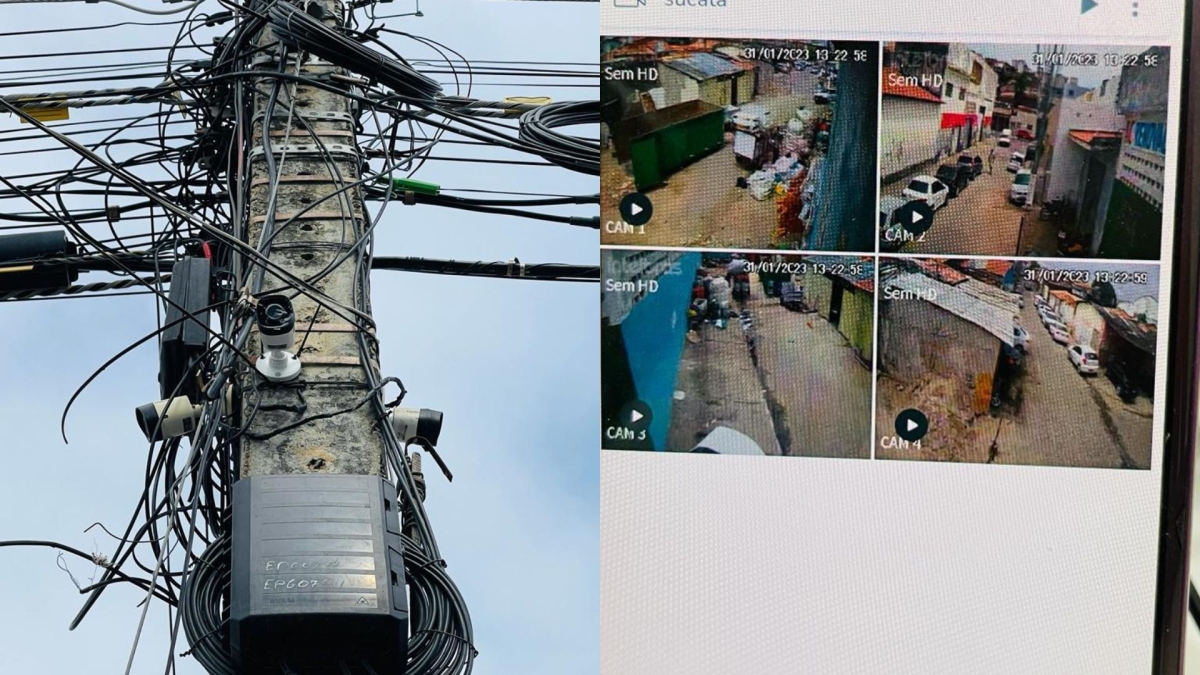 Polícia Civil intercepta sistema de câmeras utilizado por traficante de drogas na região central de Aracaju - Foto: SSP/SE