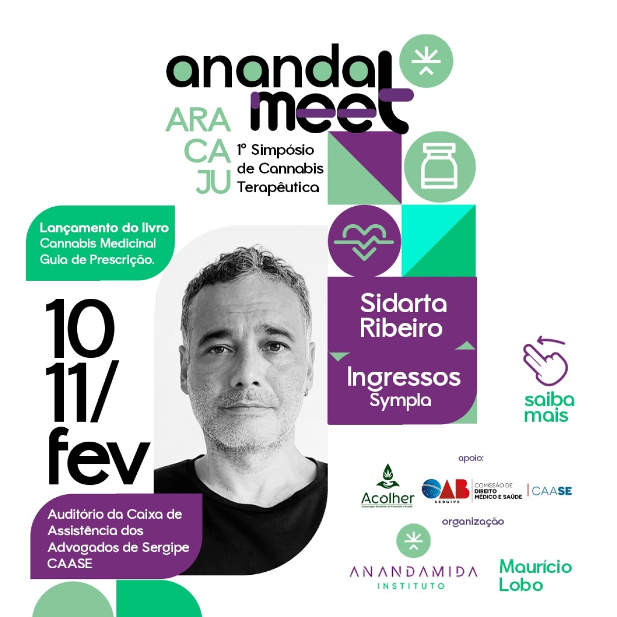 1º Simpósio de Cannabis Terapêutica - Imagem: Divulgação 1º Simpósio de Cannabis Terapêutica - Imagem: Divulgação