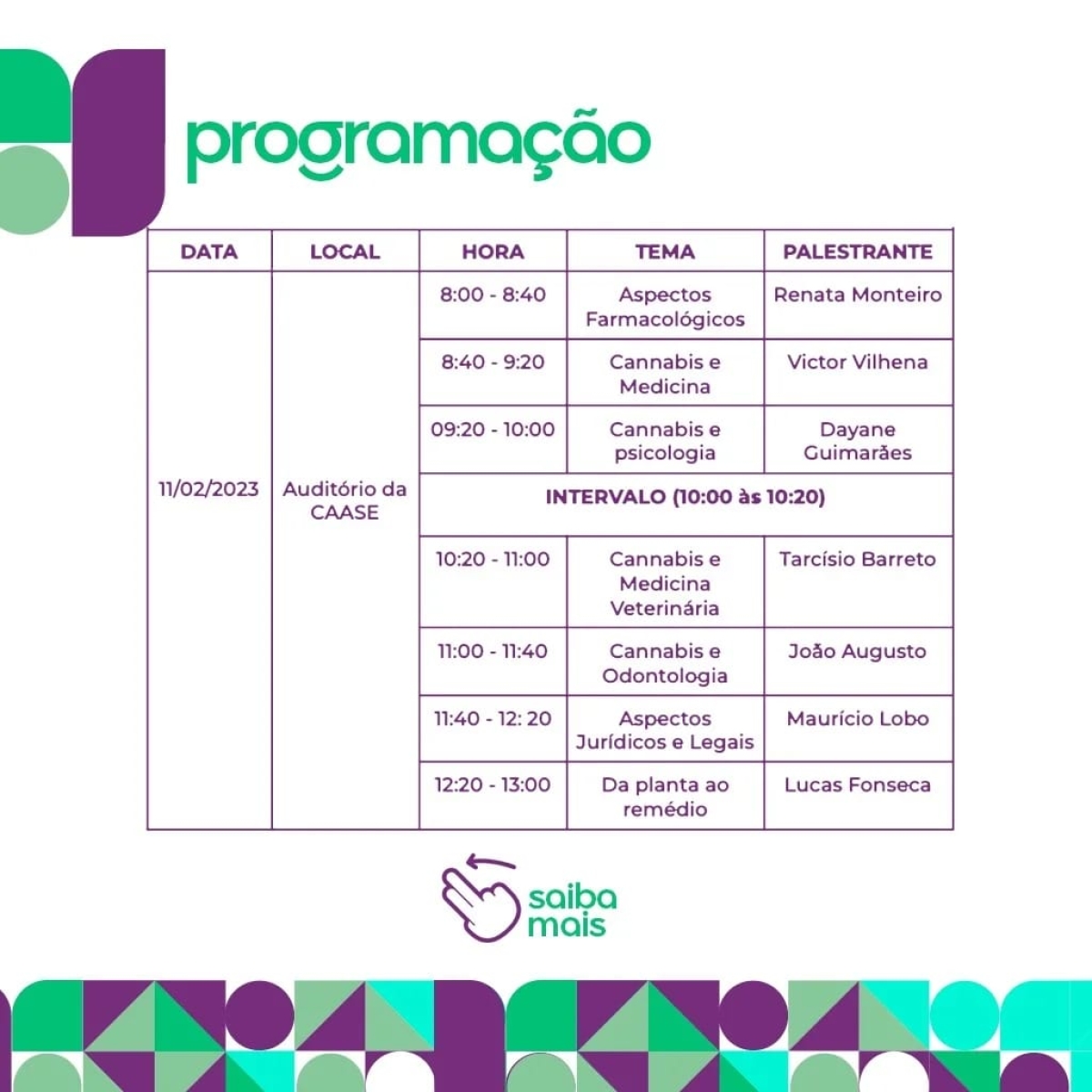 1º Simpósio de Cannabis Terapêutica - Imagem: Divulgação 1º Simpósio de Cannabis Terapêutica - Imagem: Divulgação