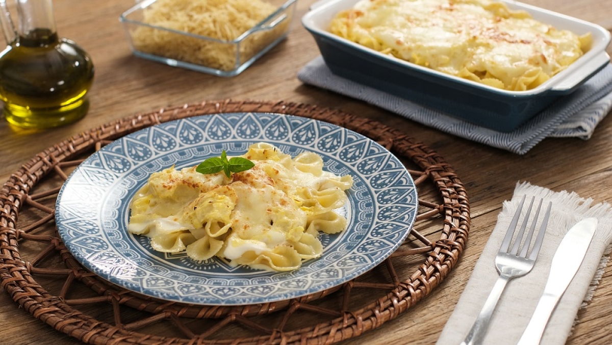 Fricassé de frango com macarrão - Foto: Vira Comunicação