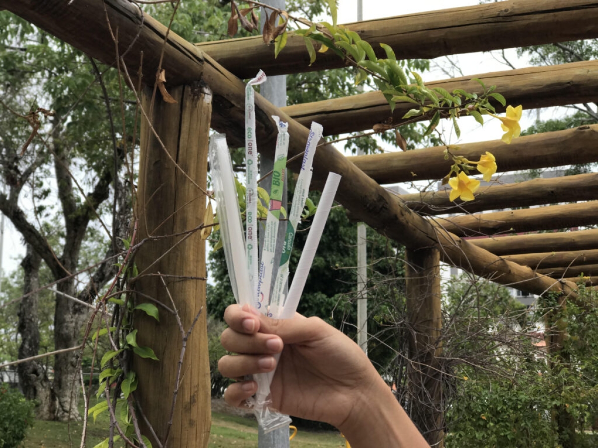 ? comum ver na cidade consumidores usando canudinhos de plástico - Foto: Prefeitura de Aracaju