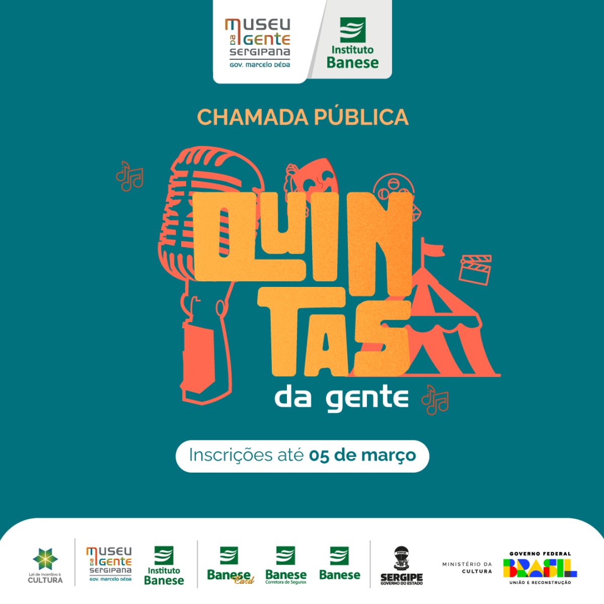 Instituto Banese abre chamada pública para seleção de propostas culturais - Imagem: Divulgação | Museu da Gente Sergipana