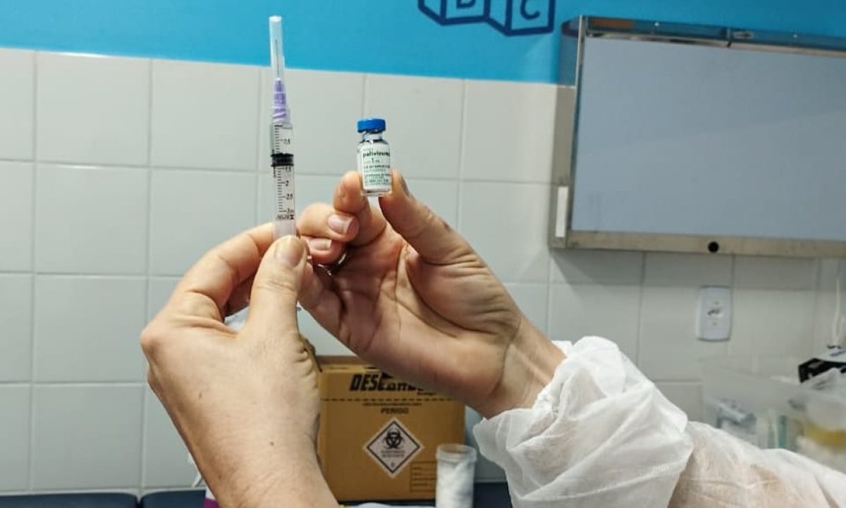 Secretaria de Estado da Saúde começa a imunizar crianças contra o vírus sincicial respiratório - Foto: SES/SE
