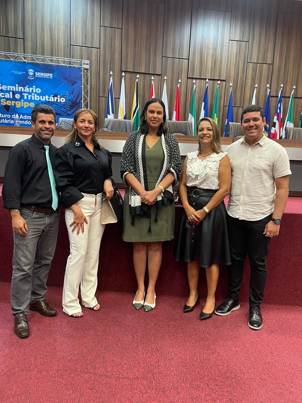 Integrantes do SESCAP/SE participam de seminário Fiscal e Tributário - Foto: Ascom SESCAP/SE