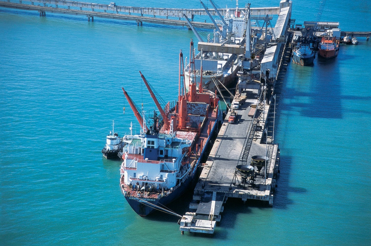 Concentrado de cobre da empresa Caraiba Metais foi embarcado no Porto de Sergipe - Foto: Destaque Notícias