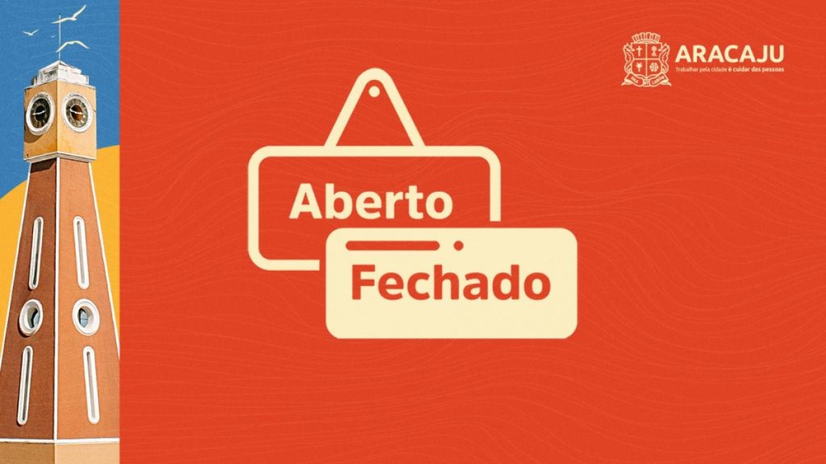 Aracaju 168 anos: confira o funcionamento dos serviços municipais no feriado - Arte: Secom/PMA