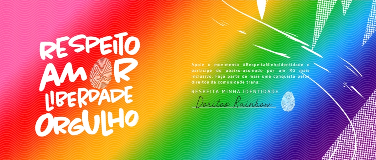 DORITOS®, ANTRA e TODXS abrem inscrições para retificação gratuita de nome para 700 pessoas trans e travestis no Brasil - Imagem: Divulgação