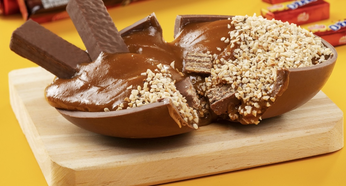 Ovo com Wafer D-tone Vitarella - Foto: Marca Vitarella | Divulgação