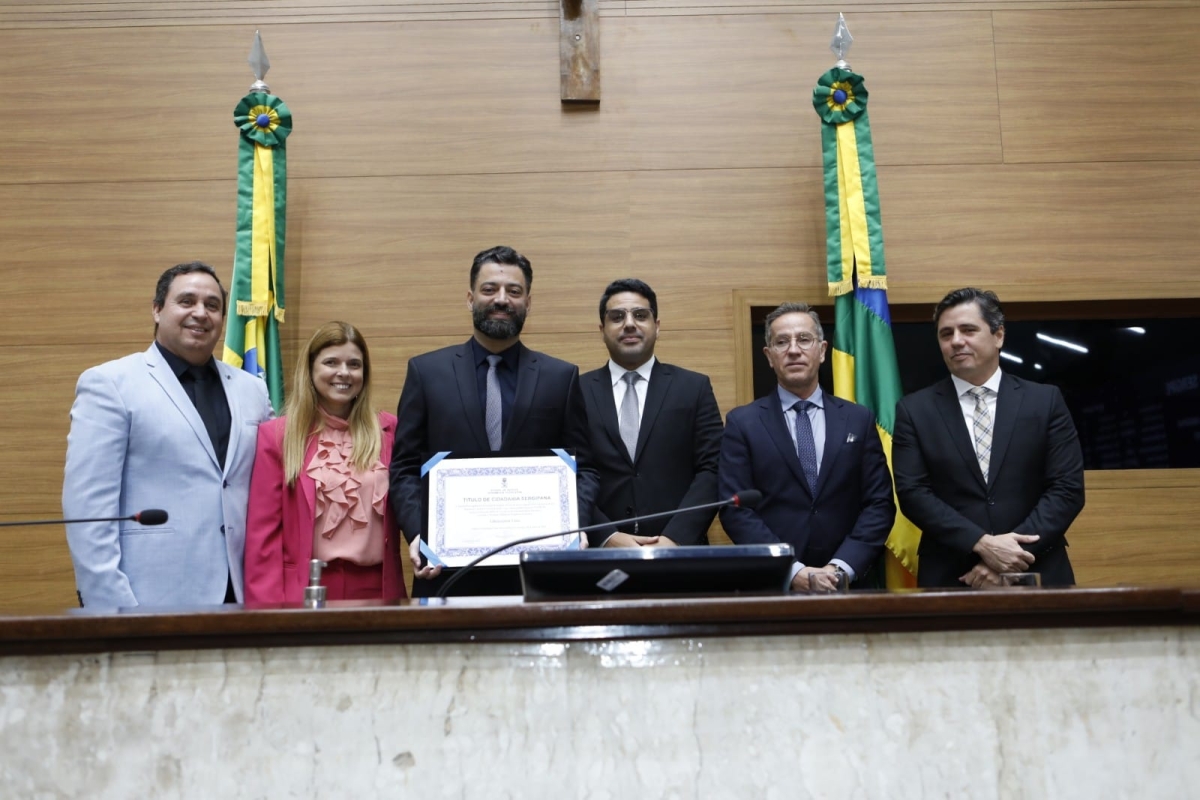 Glennyson Cruz recebe Título de Cidadania Sergipana - Foto: Joel Luiz | Alese